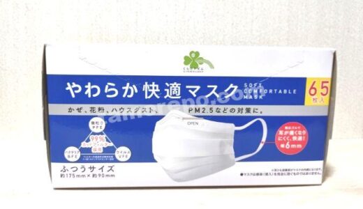 たっぷり65枚！くらしリズム「やわらか快適マスク」お試しレポート